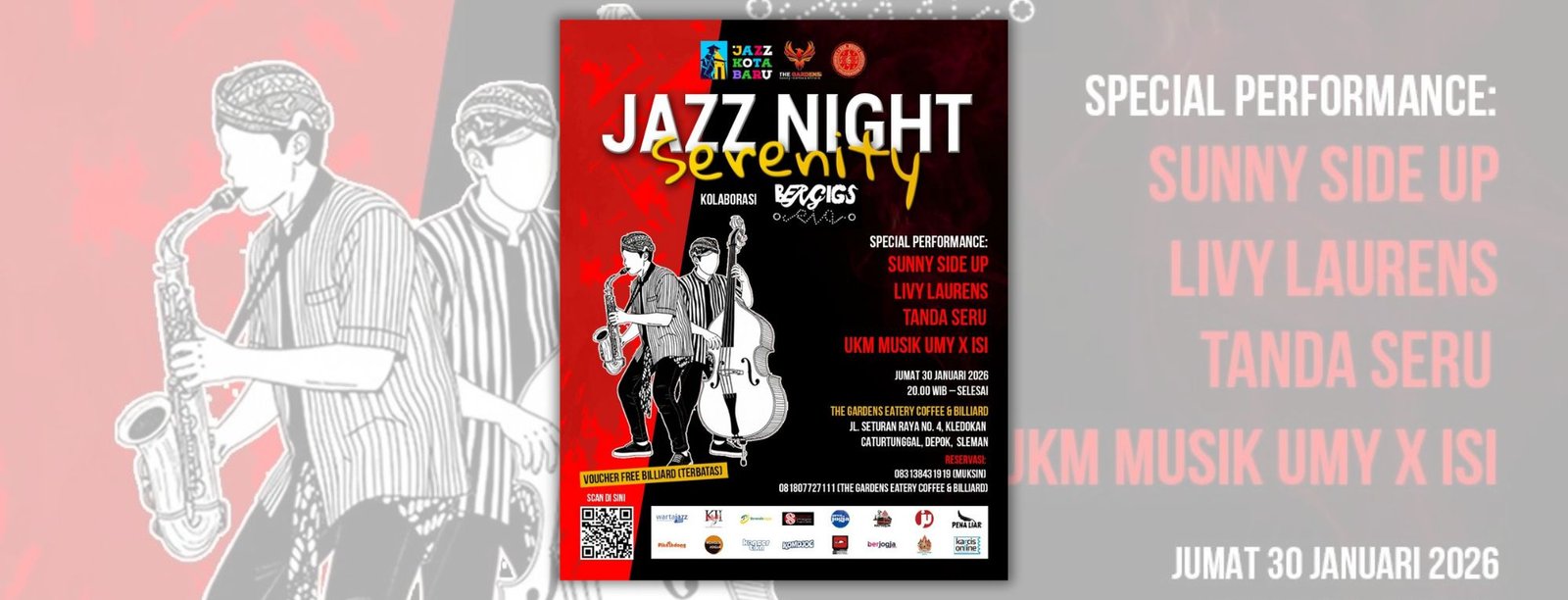 JAZZ NIGHT SERENITY #2 (Free Event)